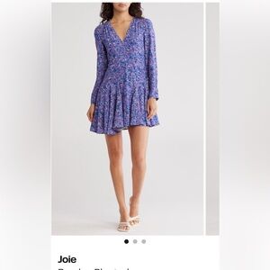 Joie Multicolor Floral Skater Skirt